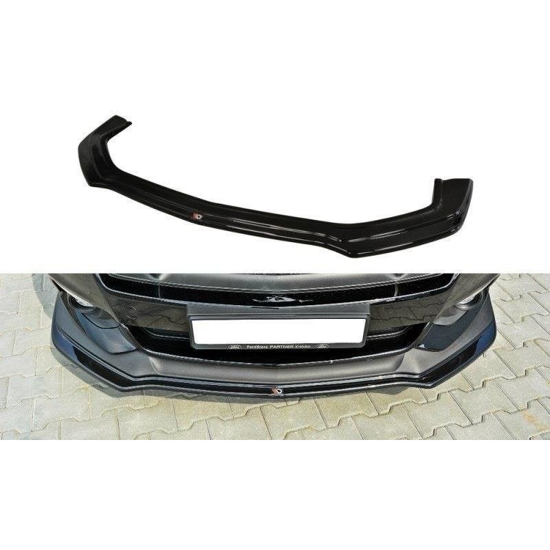 Maxton Front Splitter Ford Mustang GT Mk6 Gloss Black, Mustang