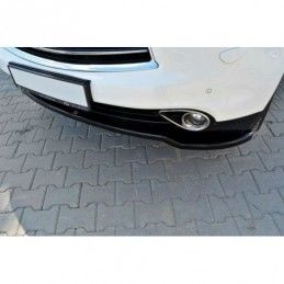 Maxton FRONT SPLITTER v.1 INFINITI QX70 Gloss Black, INFINITI