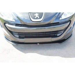 Maxton FRONT SPLITTER V.2 PEUGEOT RCZ Gloss Black, RCZ