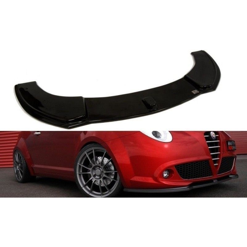 Maxton FRONT SPLITTER ALFA ROMEO MITO Gloss Black, Mito