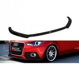 Maxton Front Splitter Audi A1 8X Gloss Black, A1 / S1 8X