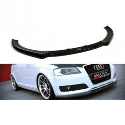 Maxton FRONT SPLITTER AUDI A3 8P (FACELIFT MODEL) Gloss Black, A3/ S3/ RS3 8P