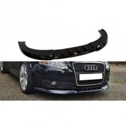 Maxton Front Splitter V.1 Audi A4 B7 Gloss Black, A4/S4 B7