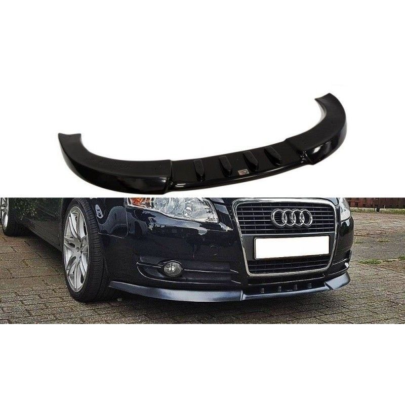 Maxton Front Splitter V.1 Audi A4 B7 Gloss Black, A4/S4 B7