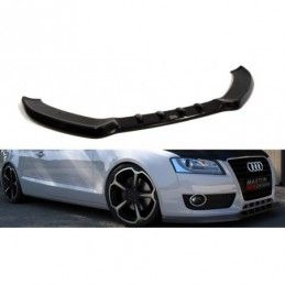 Maxton Front Splitter Audi A5 8T Gloss Black, A5/S5/RS5 8T