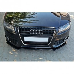 Maxton Front Splitter Audi S5 / A5 S-Line 8T Gloss Black, A5/S5/RS5 8T