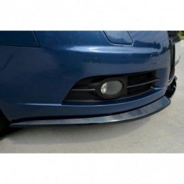 Maxton Front Splitter Audi A6 S-Line C6 Gloss Black, A6/RS6 4F C6