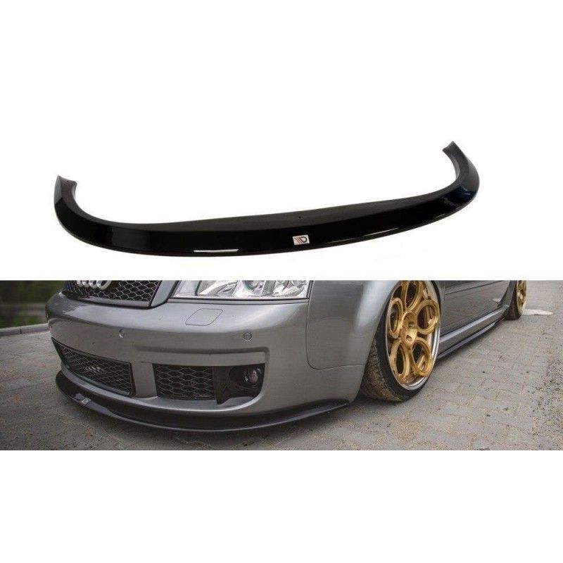 Maxton Front Splitter Audi RS6 C5 Gloss Black, A6/RS6 4B C5