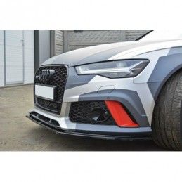 Maxton Front Splitter V.1 Audi RS6 C7 / C7 FL Gloss Black, A6/S6/RS6 4G C7 