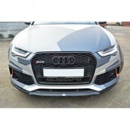 Maxton Front Splitter V.2 Audi RS6 C7 / C7 FL Gloss Black, A6/S6/RS6 4G C7 