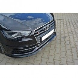 Maxton Front Splitter Audi S3 / A3 S-Line 8v Hatchback / Sportback Gloss Black, A3/S3/RS3 8V