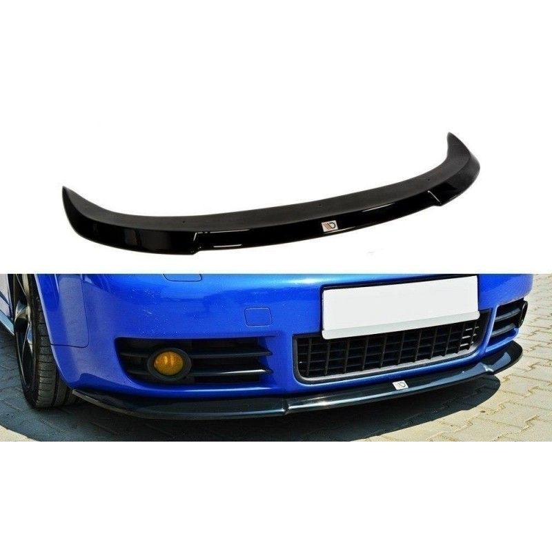 Maxton FRONT SPLITTER AUDI S4 B6 Gloss Black, A4/S4 B6 - 8H CABRIO