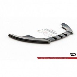 Maxton Front Splitter Audi S4 / A4 S-Line B8 Gloss Black, A4/S4 B8