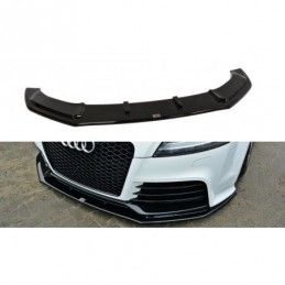 Maxton Front Splitter V.1 Audi TT RS 8J Gloss Black, TT 8J