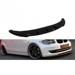 Maxton FRONT SPLITTER BMW 1 E81 / E87 (STANDARD FACELIFT MODEL) Gloss Black, Serie 1 E81/ E82/ E87/ E88