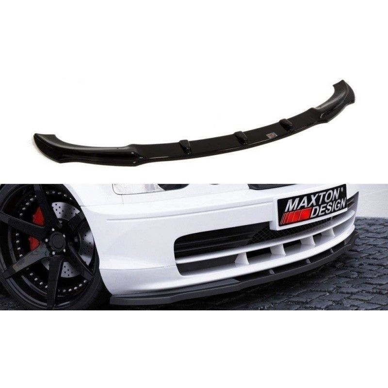 Maxton FRONT SPLITTER BMW 3 E46 COUPE Gloss Black, Serie 3 E46/ M3