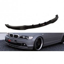 Maxton FRONT SPLITTER BMW 3 E46 COUPE FACELIFT MODEL Gloss Black, Serie 3 E46/ M3