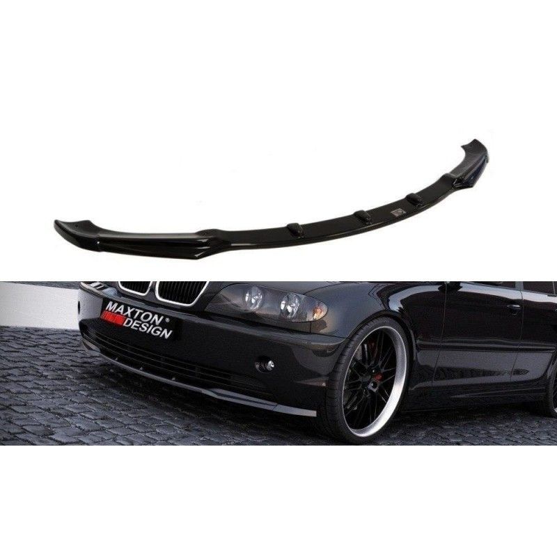 Maxton FRONT SPLITTER BMW 3 E46 SALOON FACELIFT MODEL Gloss Black, Serie 3 E46/ M3