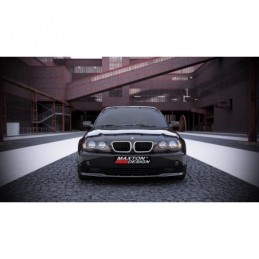 Maxton FRONT SPLITTER BMW 3 E46 SALOON FACELIFT MODEL Gloss Black, Serie 3 E46/ M3