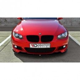 Maxton FRONT SPLITTER for BMW 3 E92 MPACK (PREFACE MODEL fits M Performance splitters) Gloss Black, Serie 3 E92/ E93/ M3