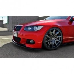 Maxton FRONT SPLITTER for BMW 3 E92 MPACK (PREFACE MODEL fits M Performance splitters) Gloss Black, Serie 3 E92/ E93/ M3