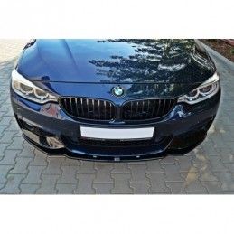 Maxton FRONT SPLITTER v.1 for BMW 4 F32 M-PACK Gloss Black, Serie 4 F32/ M4