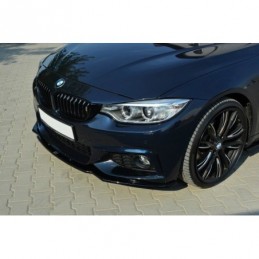 Maxton FRONT SPLITTER v.1 for BMW 4 F32 M-PACK Gloss Black, Serie 4 F32/ M4