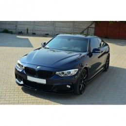 Maxton FRONT SPLITTER v.1 for BMW 4 F32 M-PACK Gloss Black, Serie 4 F32/ M4