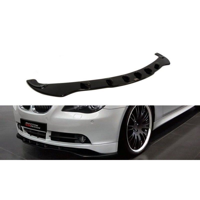 Maxton FRONT SPLITTER BMW 5 E60 / E61 (PREFACE MODEL) Gloss Black, Serie 5 E60/ E61