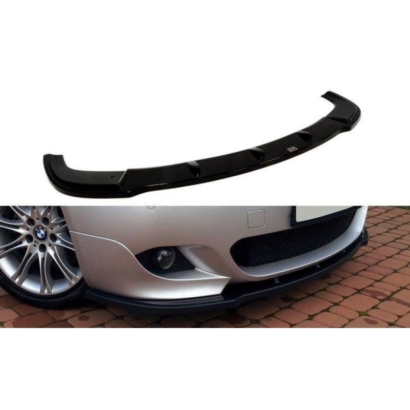 Maxton FRONT SPLITTER for BMW 5 E60 M-PACK Gloss Black, Serie 5 E60/ E61