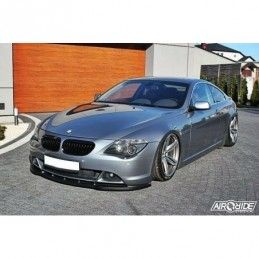 Maxton FRONT SPLITTER BMW 6 E63 / E64 (PREFACE MODEL) v.1 Gloss Black, Serie 6 E63/ E64/ M6