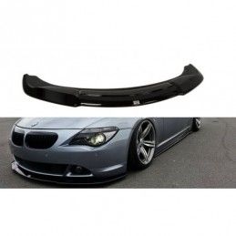 Maxton FRONT SPLITTER BMW 6 E63 / E64 (PREFACE MODEL) v.2 Gloss Black, Serie 6 E63/ E64/ M6