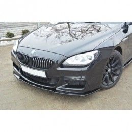 Maxton FRONT SPLITTER for BMW 6 Gran Coupé MPACK Gloss Black, Serie 6 F06/ F12/ F13