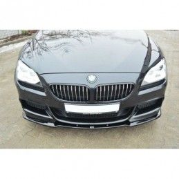 Maxton FRONT SPLITTER for BMW 6 Gran Coupé MPACK Gloss Black, Serie 6 F06/ F12/ F13