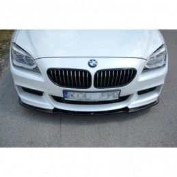 Maxton FRONT SPLITTER for BMW 6 Gran Coupé MPACK Gloss Black, Serie 6 F06/ F12/ F13