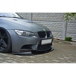 Maxton FRONT SPLITTER BMW M3 E92 / E93 (PREFACE MODEL fits M Performance splitters) Gloss Black, Serie 3 E92/ E93/ M3