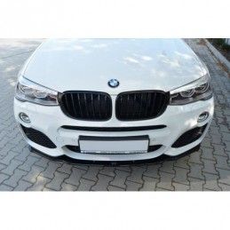 Maxton FRONT SPLITTER for BMW X4 M-PACK Gloss Black, X4 G02