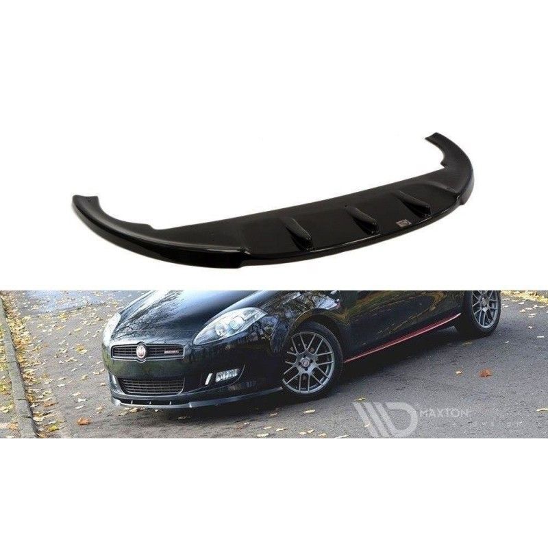 Maxton FRONT SPLITTER FIAT BRAVO II Gloss Black, Bravo