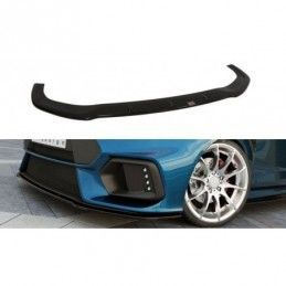 Maxton Front Splitter (Focus RS Look Bumper) Ford Fiesta Mk7 FL Gloss Black, Fiesta Mk7 / 7.5