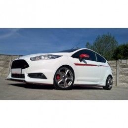 Maxton Front Splitter Ford Fiesta ST Mk7 FL (Fit Maxton Design Bumper) Gloss Black, Fiesta Mk7 / 7.5