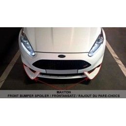 Maxton Front Splitter Ford Fiesta ST Mk7 FL (Fit Maxton Design Bumper) Gloss Black, Fiesta Mk7 / 7.5