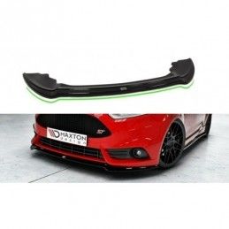 Maxton Front Splitter V.3 Ford Fiesta ST Mk7 FL Gloss Black, Fiesta Mk7 / 7.5