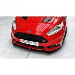 Maxton Front Splitter V.3 Ford Fiesta ST Mk7 FL Gloss Black, Fiesta Mk7 / 7.5