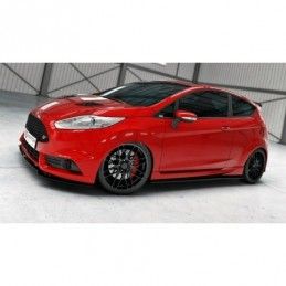 Maxton Front Splitter V.3 Ford Fiesta ST Mk7 FL Gloss Black, Fiesta Mk7 / 7.5