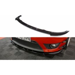 Maxton Front Splitter V.1 Ford Fiesta ST Mk6 Gloss Black, Fiesta MK6 / MK6 ST