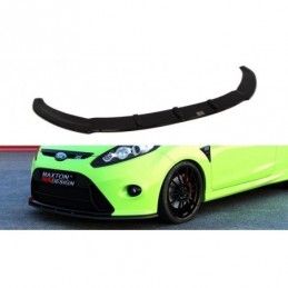 Maxton Front Splitter (RS Look Bumper) Ford Fiesta Mk7 Gloss Black, Fiesta Mk7 / 7.5