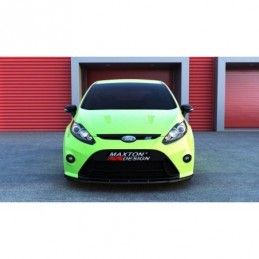 Maxton Front Splitter (RS Look Bumper) Ford Fiesta Mk7 Gloss Black, Fiesta Mk7 / 7.5