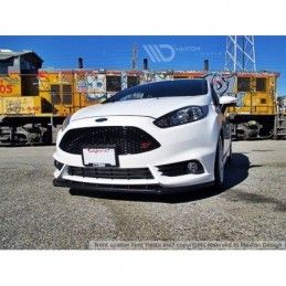 Maxton Front Splitter V.1 Ford Fiesta ST Mk7 FL Gloss Black, Fiesta Mk7 / 7.5