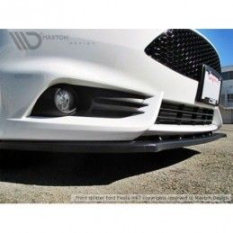 Maxton Front Splitter V.1 Ford Fiesta ST Mk7 FL Gloss Black, Fiesta Mk7 / 7.5