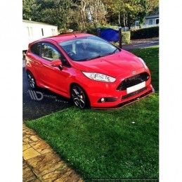 Maxton Front Splitter V.1 Ford Fiesta ST Mk7 FL Gloss Black, Fiesta Mk7 / 7.5